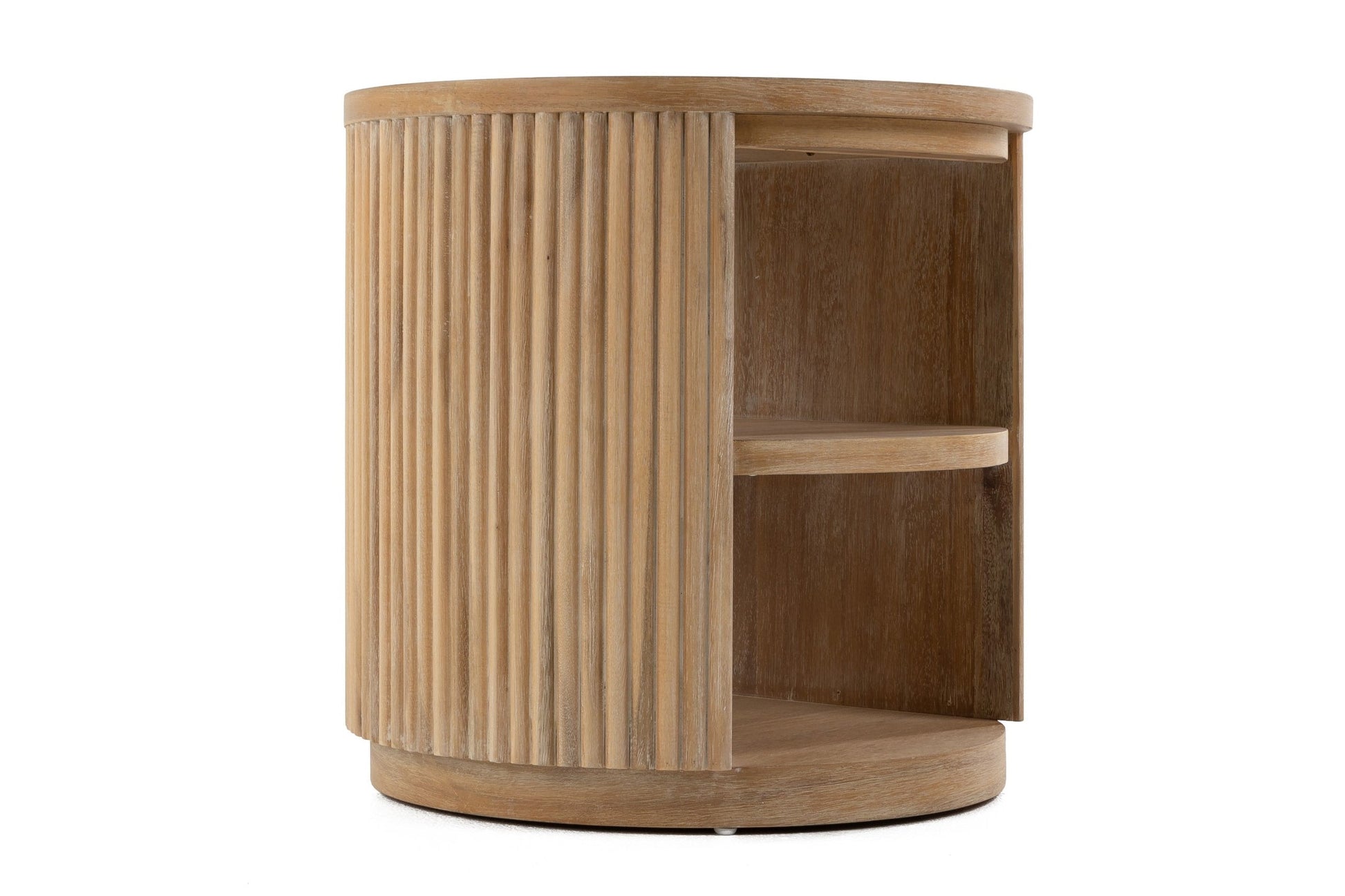Jacobson - Modern Natural Acacia End Table