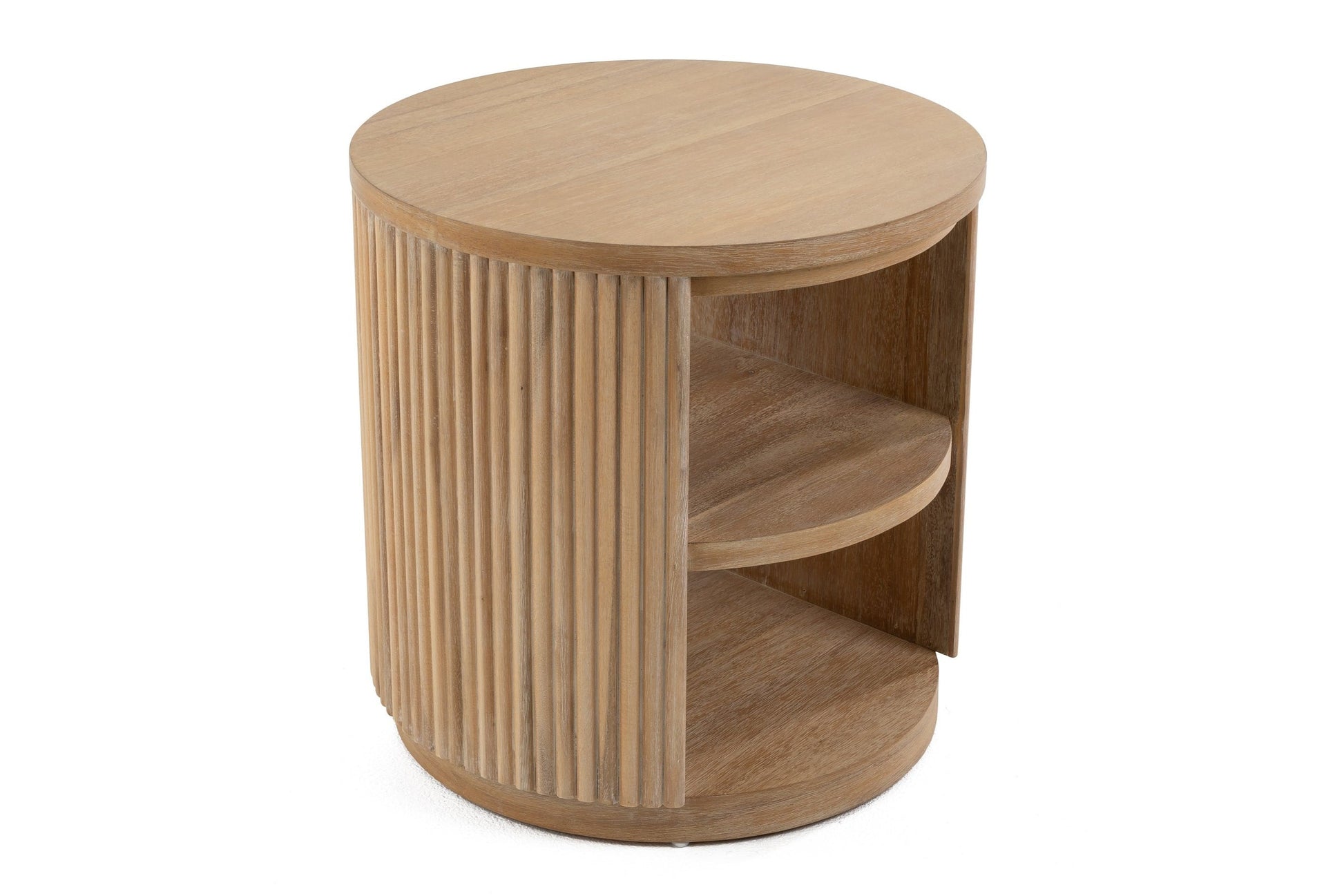 Jacobson - Modern Natural Acacia End Table