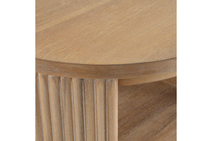 Jacobson - Modern Natural Acacia End Table