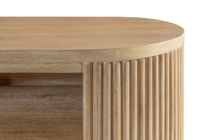 Jacobson - Modern Natural Acacia TV Stand