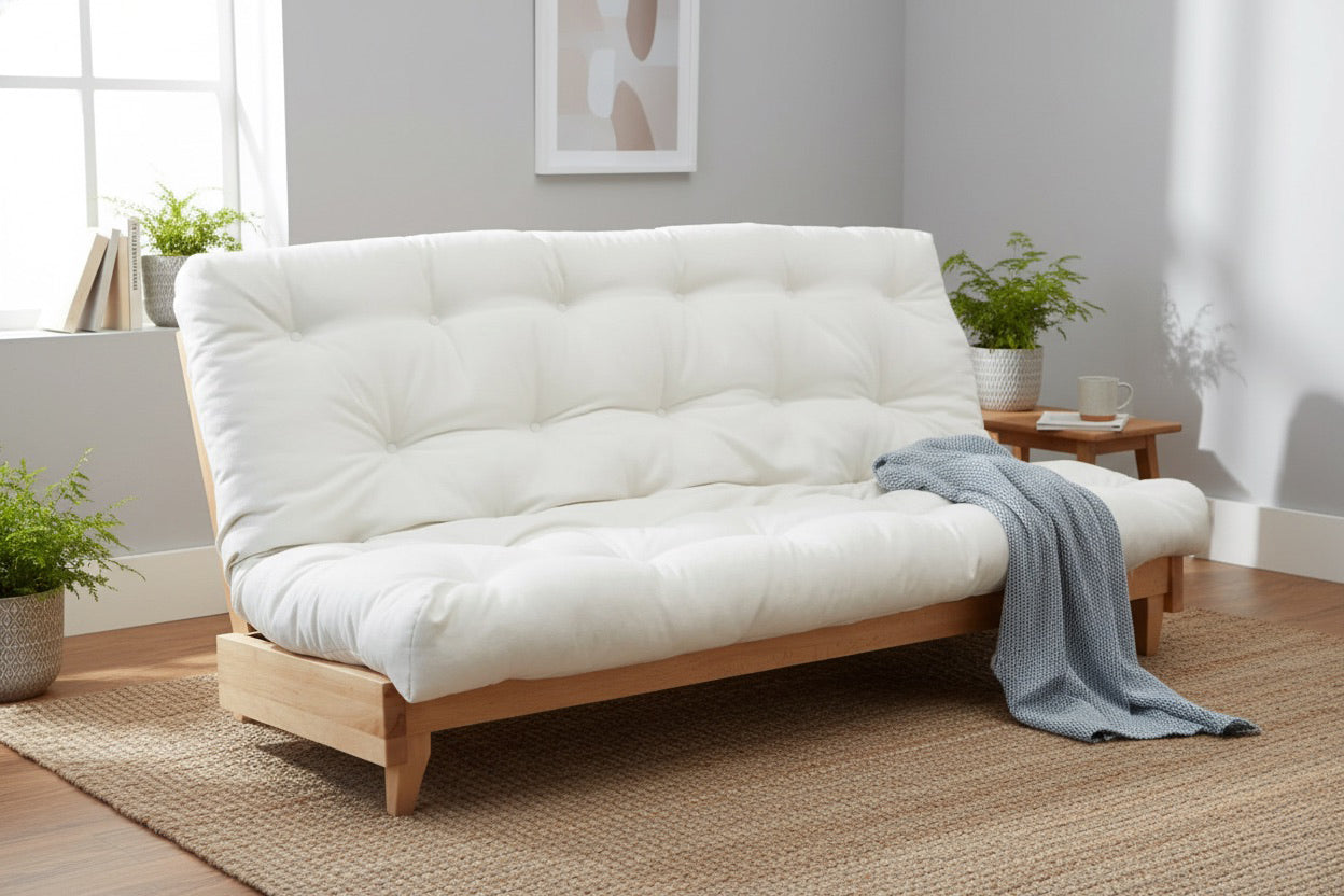 Akron Eco Futon Sofa Bed • Natural