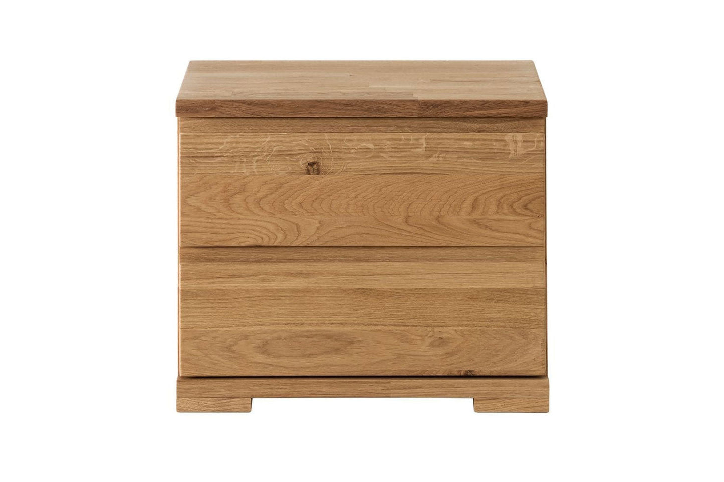 Anchorage Natural Oak Wood Nightstand - Comfort Pure