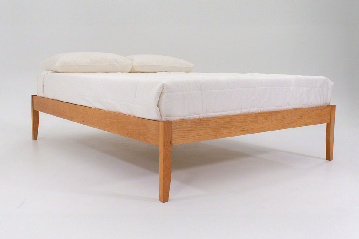Basic Platform Bed - Solid Cherry Wood – Comfort Pure