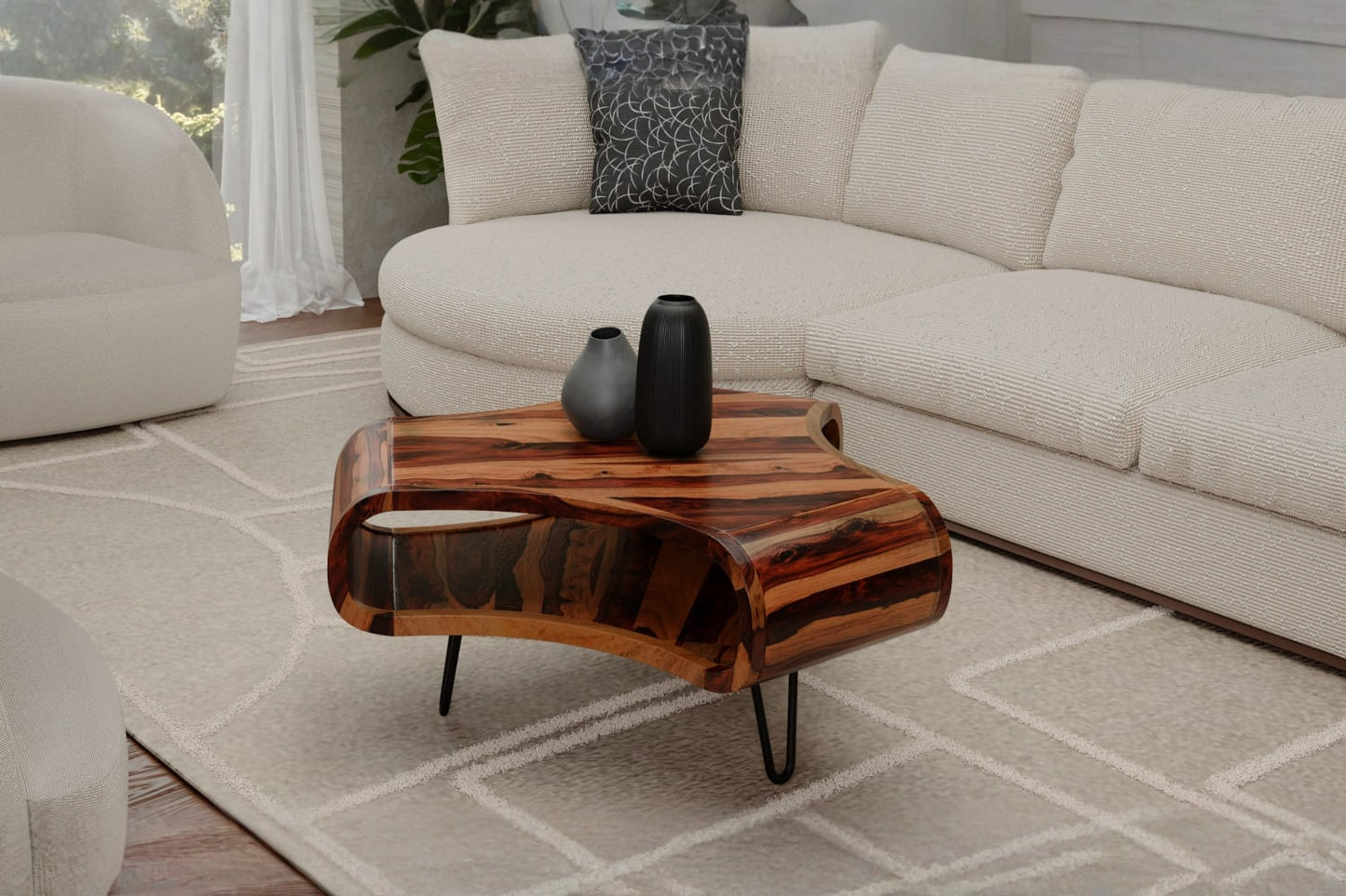 Lotus Coffee Table (15in Height)