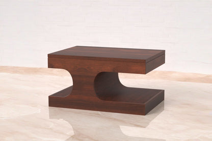 Serengeti Wave Coffee Table - Walnut finish (18in Height)