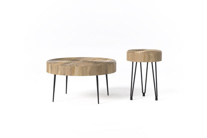 Aspen Round Nesting Coffee Table Set