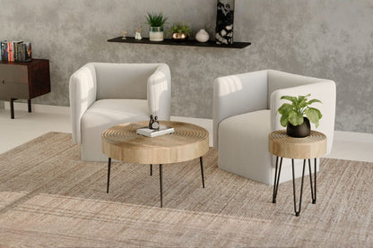 Aspen Round Nesting Coffee Table Set