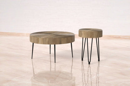 Aspen Round Nesting Coffee Table Set