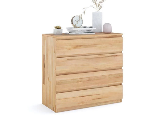 Natural Chemical-Free 4 Drawer Chest