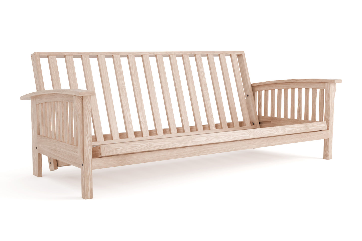 Classic Amish American Oak Futon Sofa Bed Frame