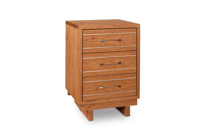 Contemporary Cable 3-Drawer Nightstand