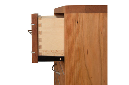 Contemporary Cable 3-Drawer Nightstand