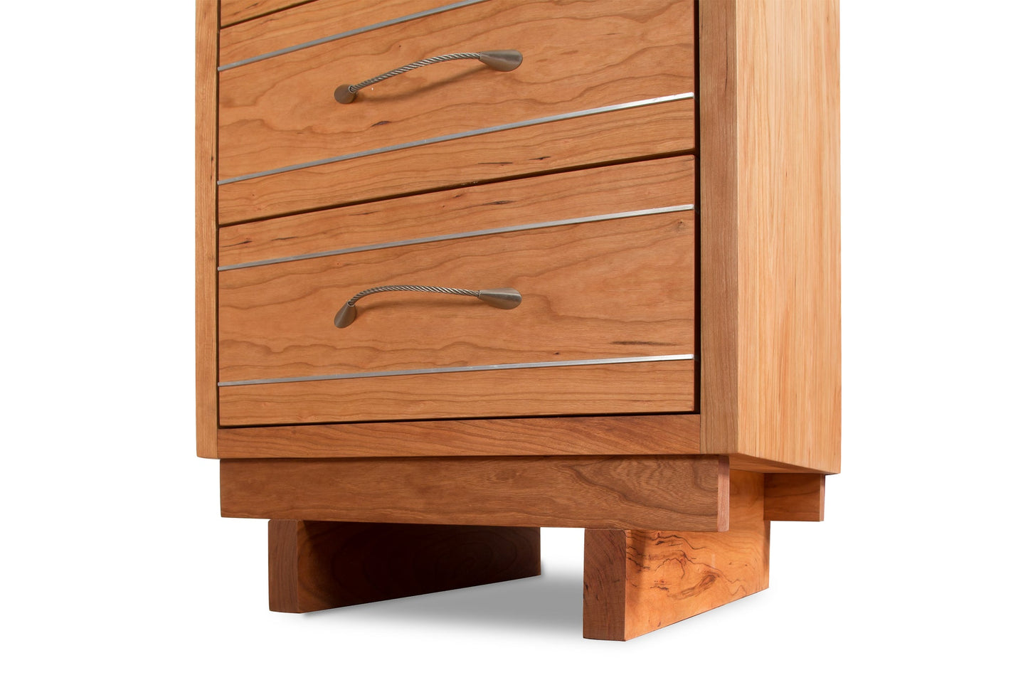 Contemporary Cable 3-Drawer Nightstand