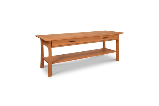 Contemporary Craftsman Console Coffee Table