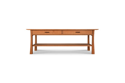 Contemporary Craftsman Console Coffee Table
