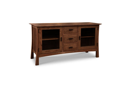 Contemporary Craftsman 3-Drawer Media Console