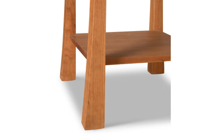 Contemporary Craftsman 1-Drawer Open Shelf Nightstand