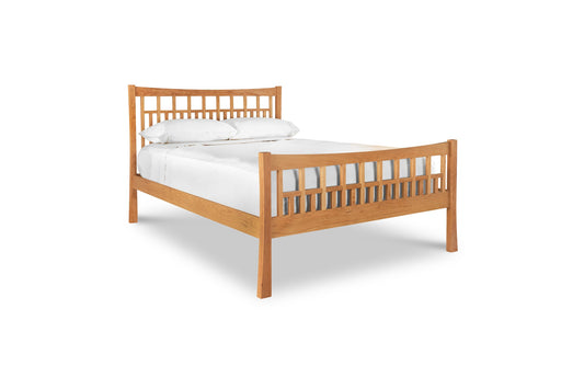 Contemporary Craftsman High Footboard Bed