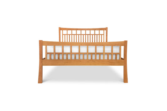 Contemporary Craftsman High Footboard Bed