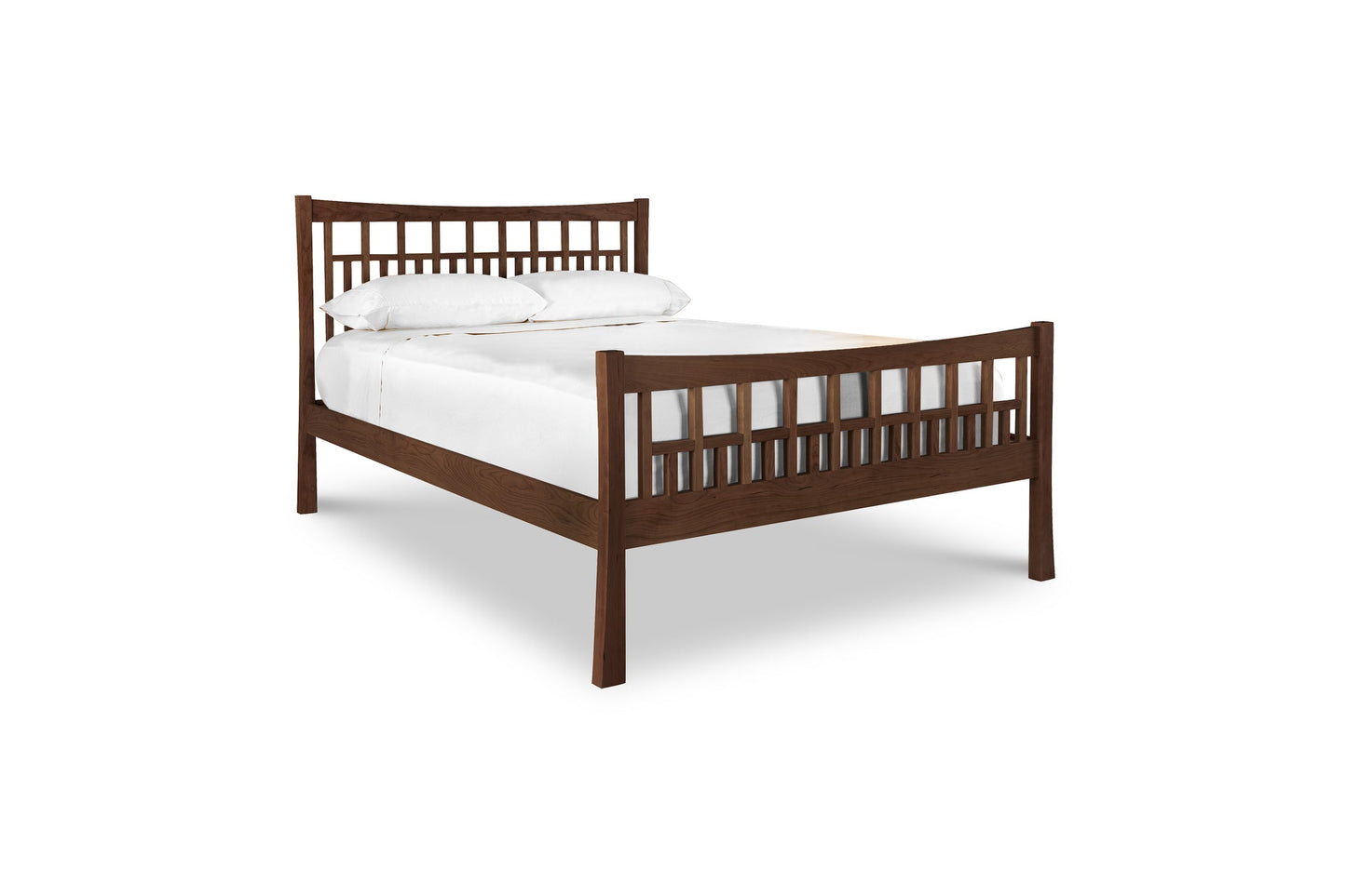 Contemporary Craftsman High Footboard Bed