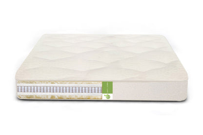 Cozy Nest Micro - Coil Natural Wool and Cotton Mattress w/Vegan PLA Fiber - Comfort Pure