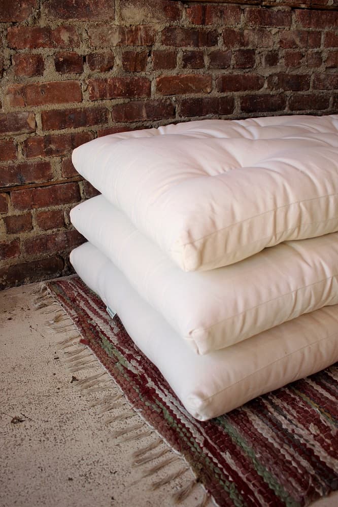 Organic Cotton and Wool Japanese-Style Firm Baby Mattress