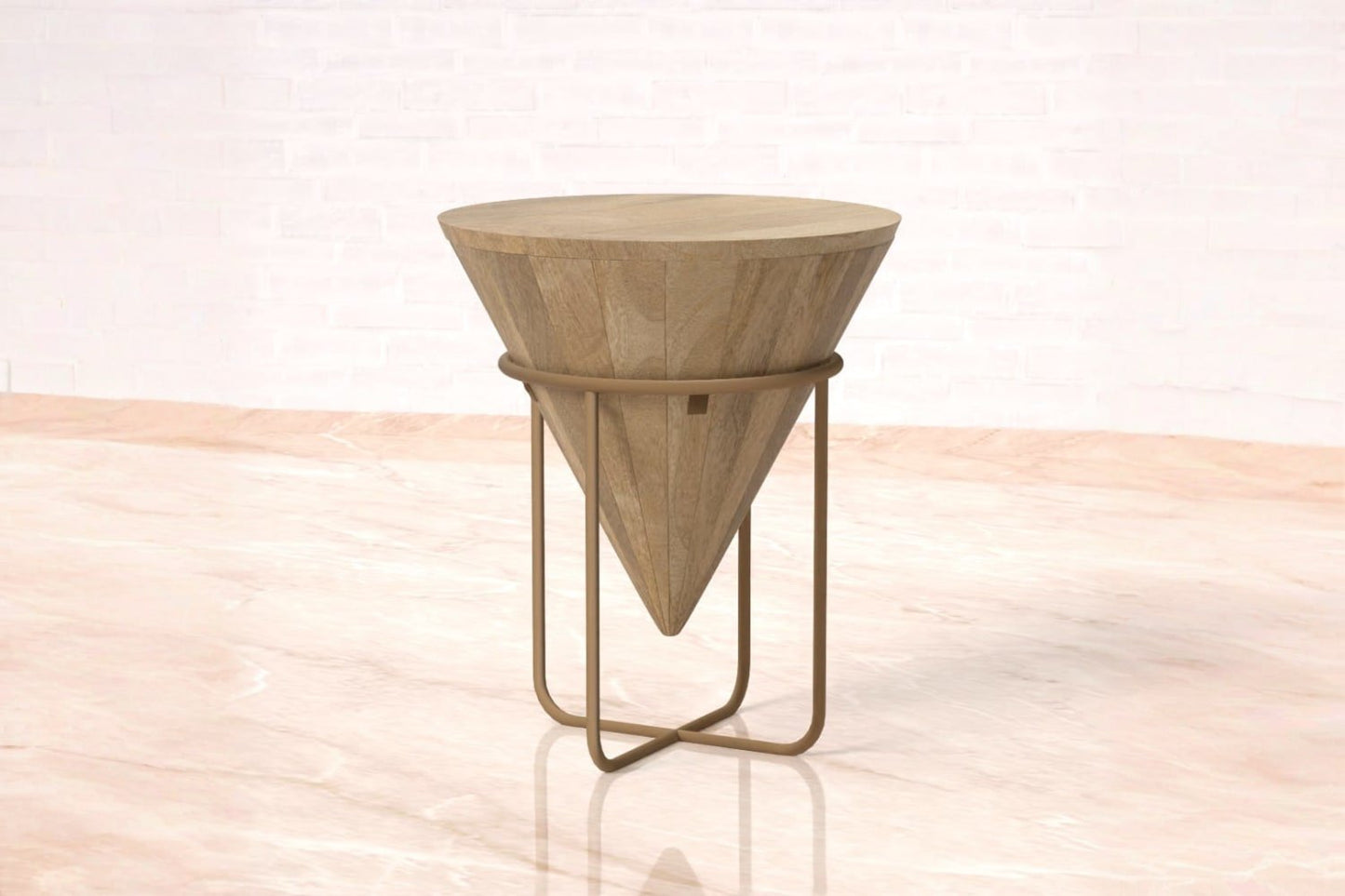 Solara Mango Wood End Table