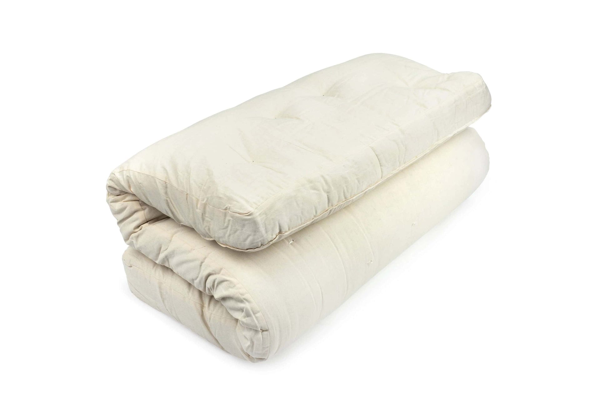 Natural Cotton, Wool and Foam Futon Mattress - Comfort Pure