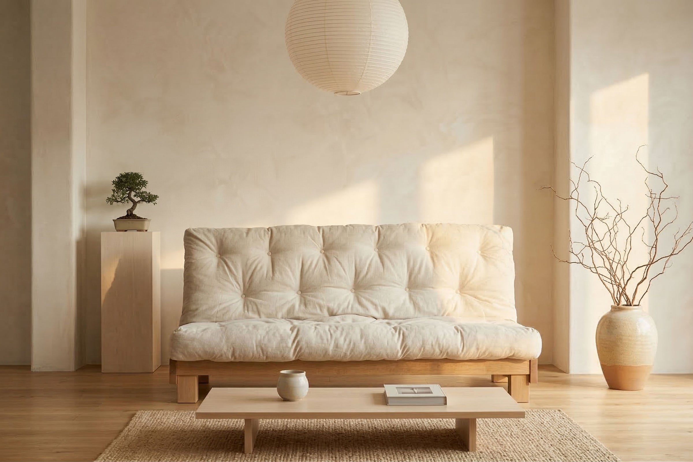 El Paso Eco Futon Sofa Bed • Natural
