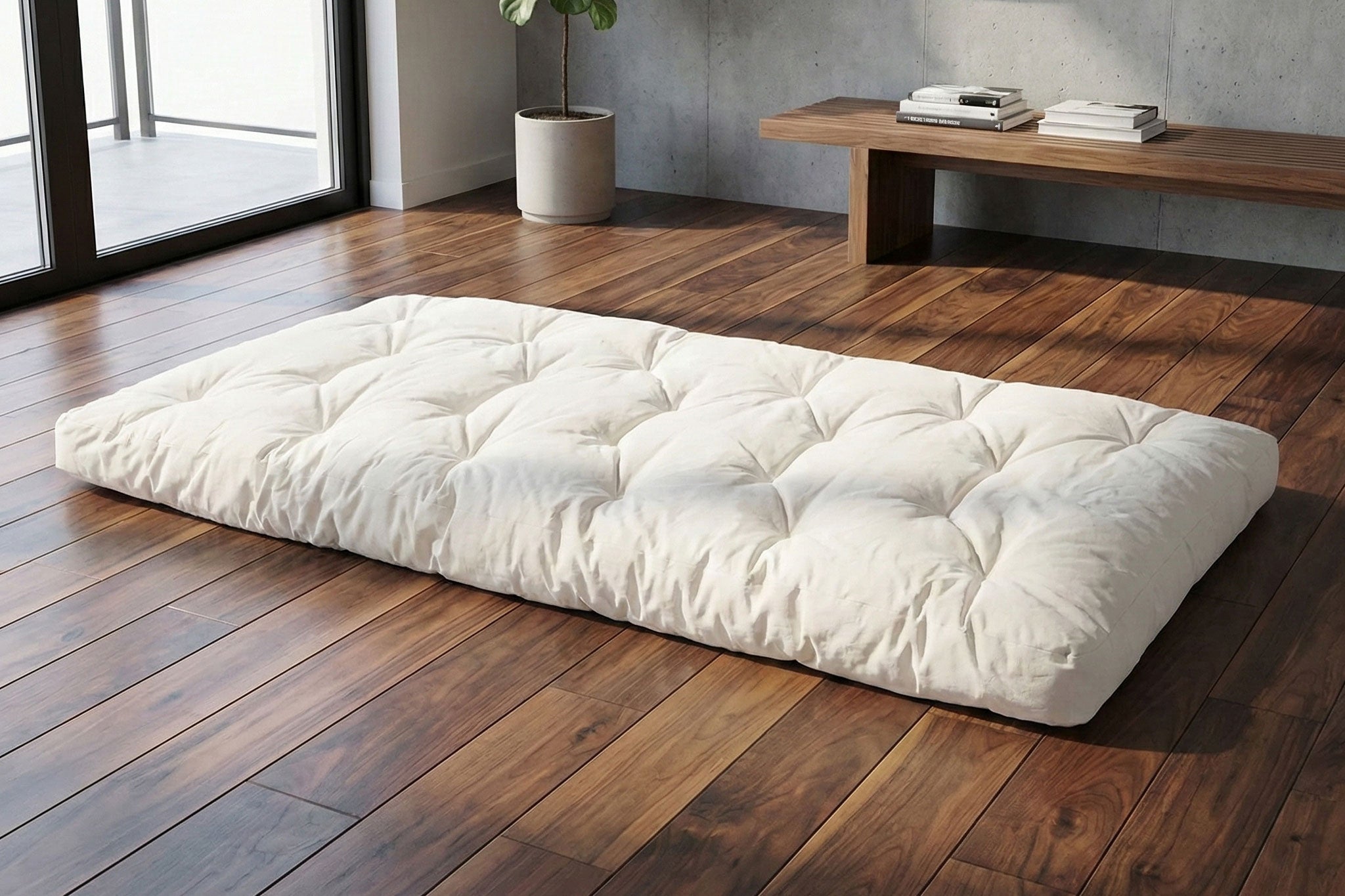 Organic All Cotton Shiki Futon Mattress • 6 Inch
