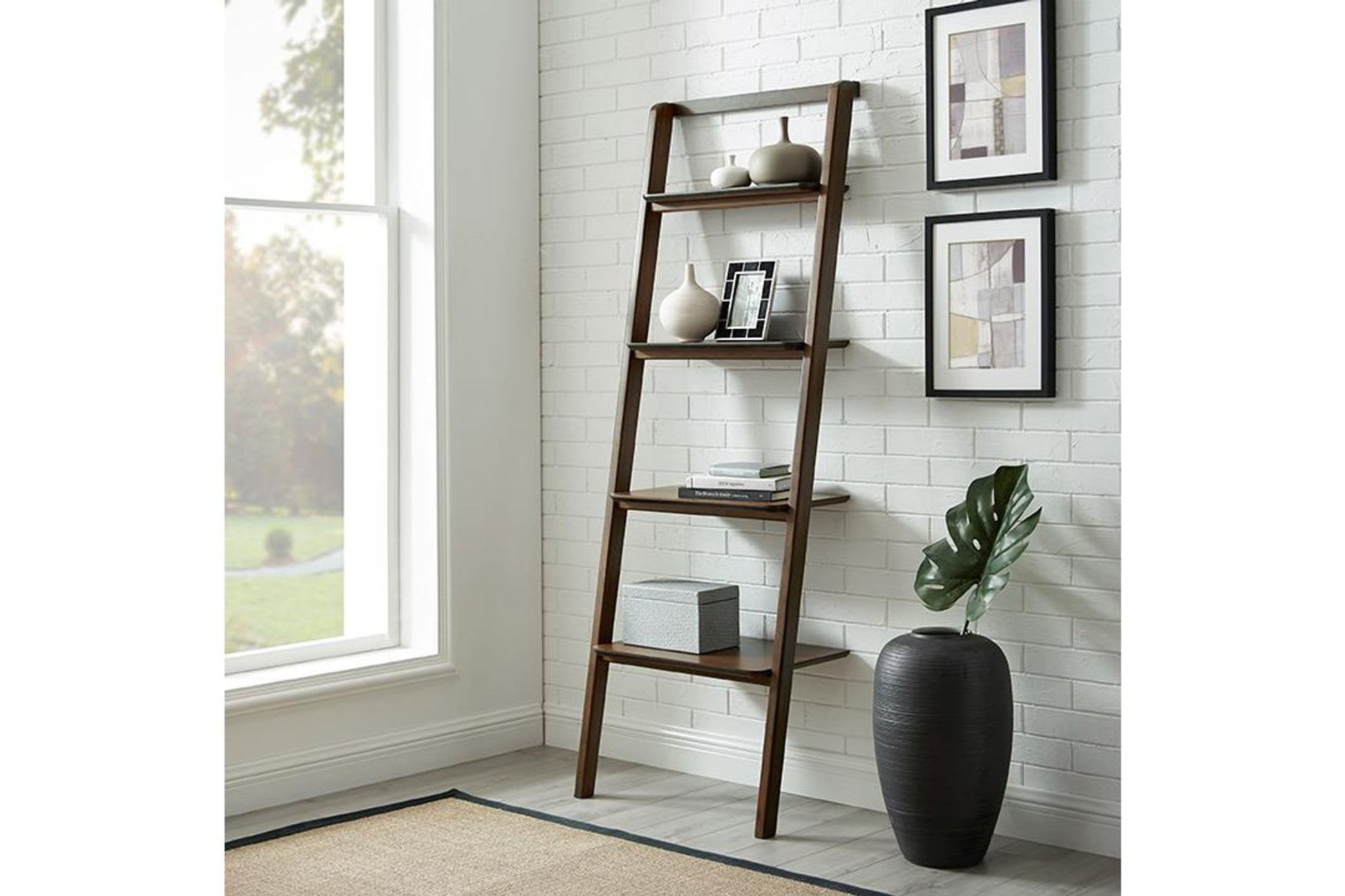 Currant Leaning Bookshelf