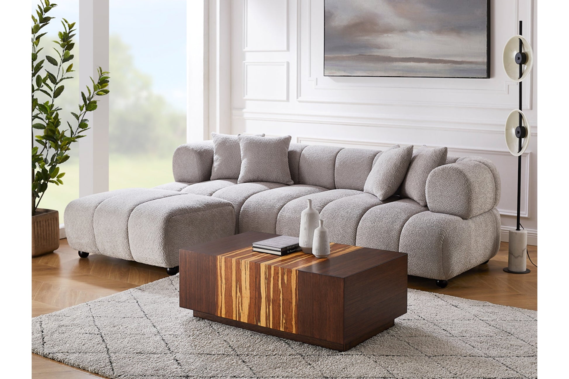 Azara Cube Rectangular Coffee Table