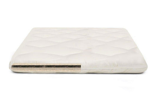 Organic Cloud Mattress Topper - Organic Wool & Natural Horsetail - Comfort Pure