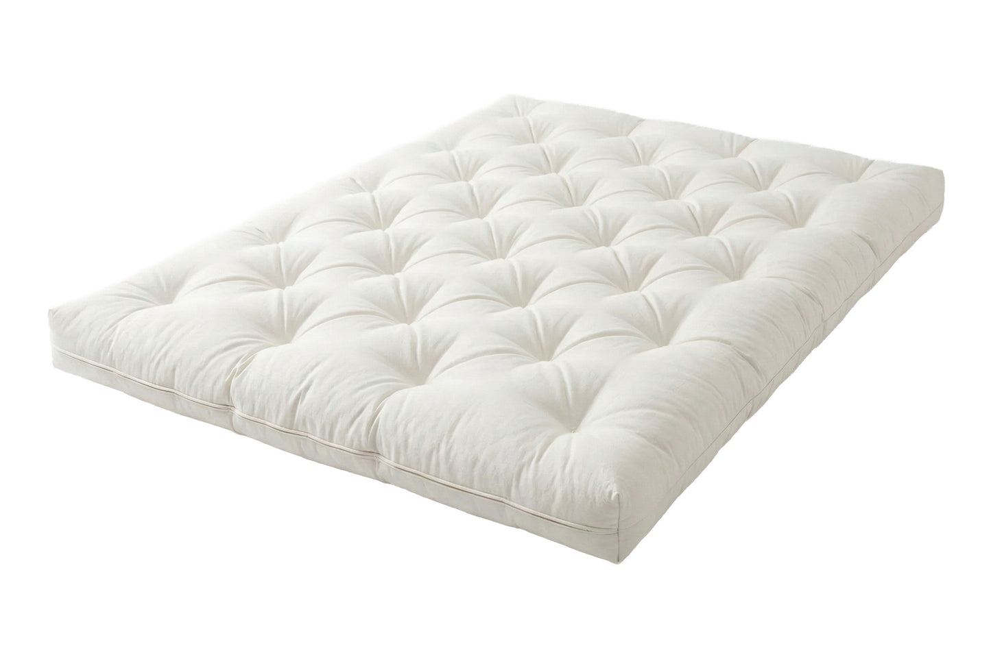 Organic Cotton and Wool Japanese-Style Firm Futon Mattress
