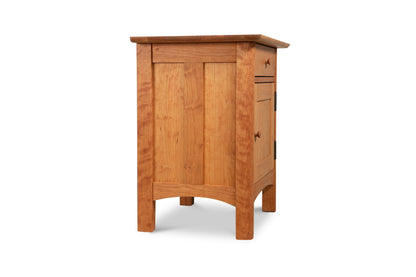 Heartwood Shaker 1-Drawer Nightstand with Door - Comfort Pure