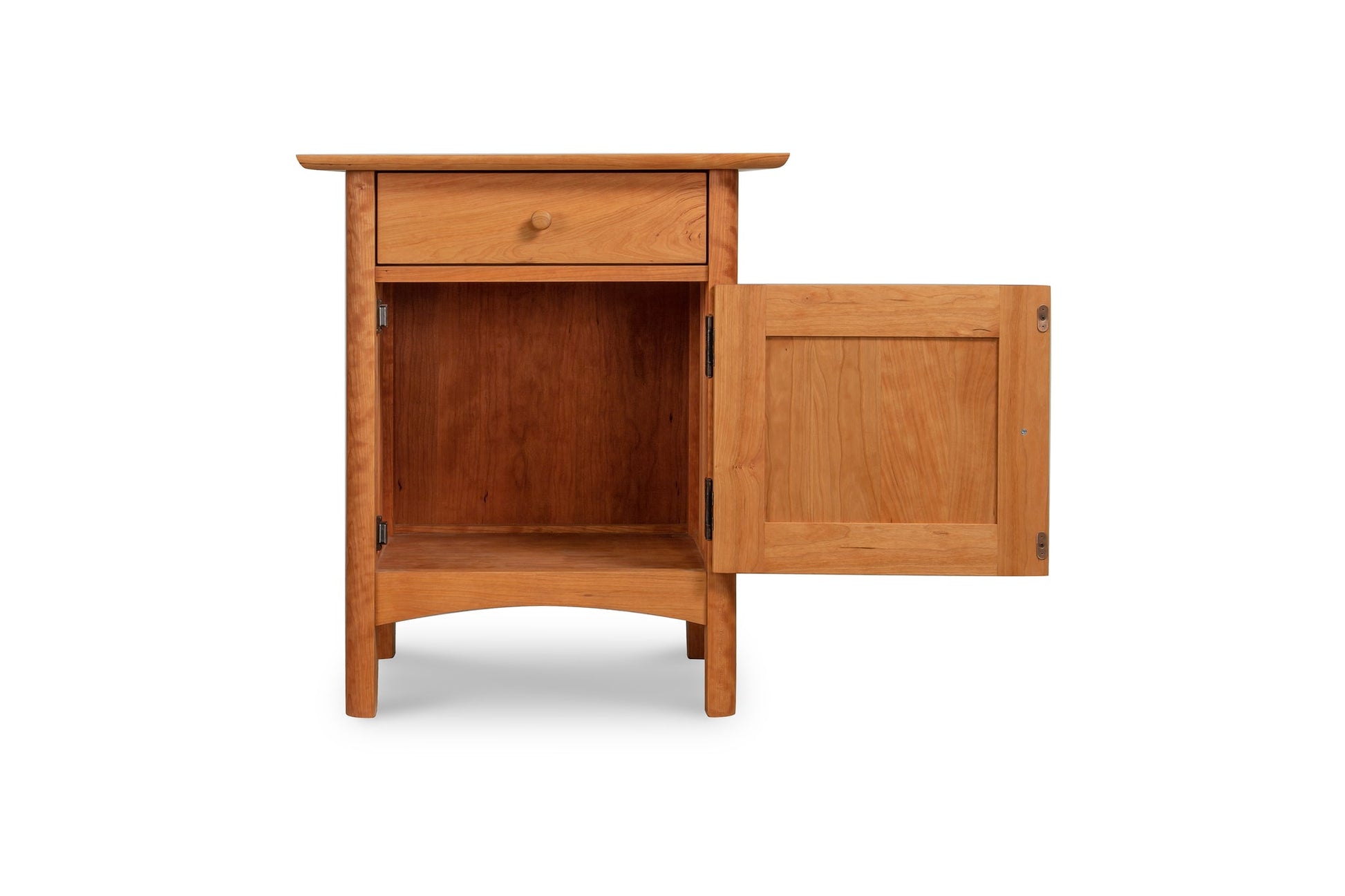 Heartwood Shaker 1-Drawer Nightstand with Door - Comfort Pure