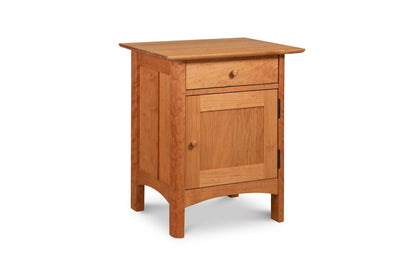 Heartwood Shaker 1-Drawer Nightstand with Door - Comfort Pure