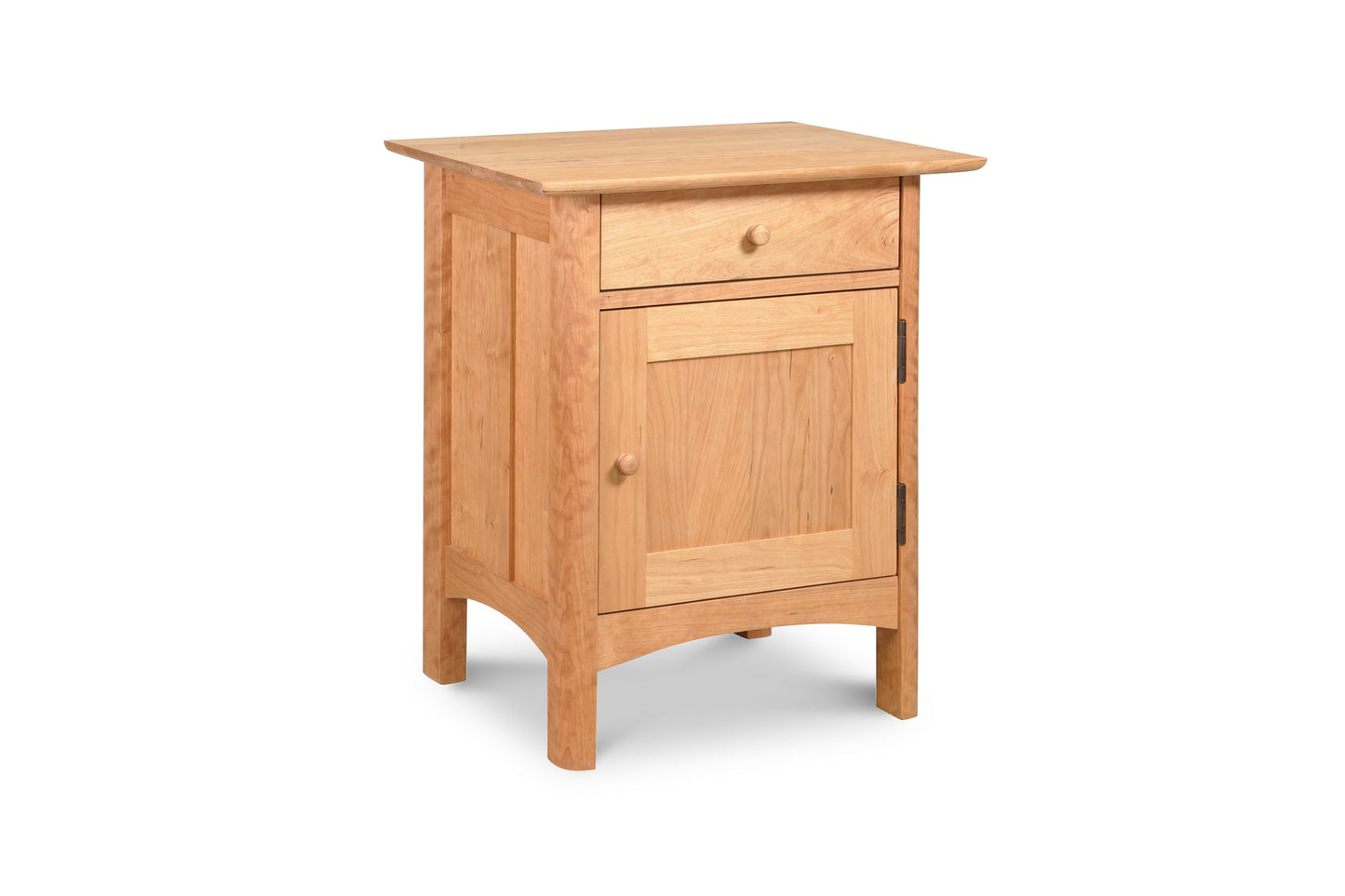 Heartwood Shaker 1-Drawer Nightstand with Door - Comfort Pure