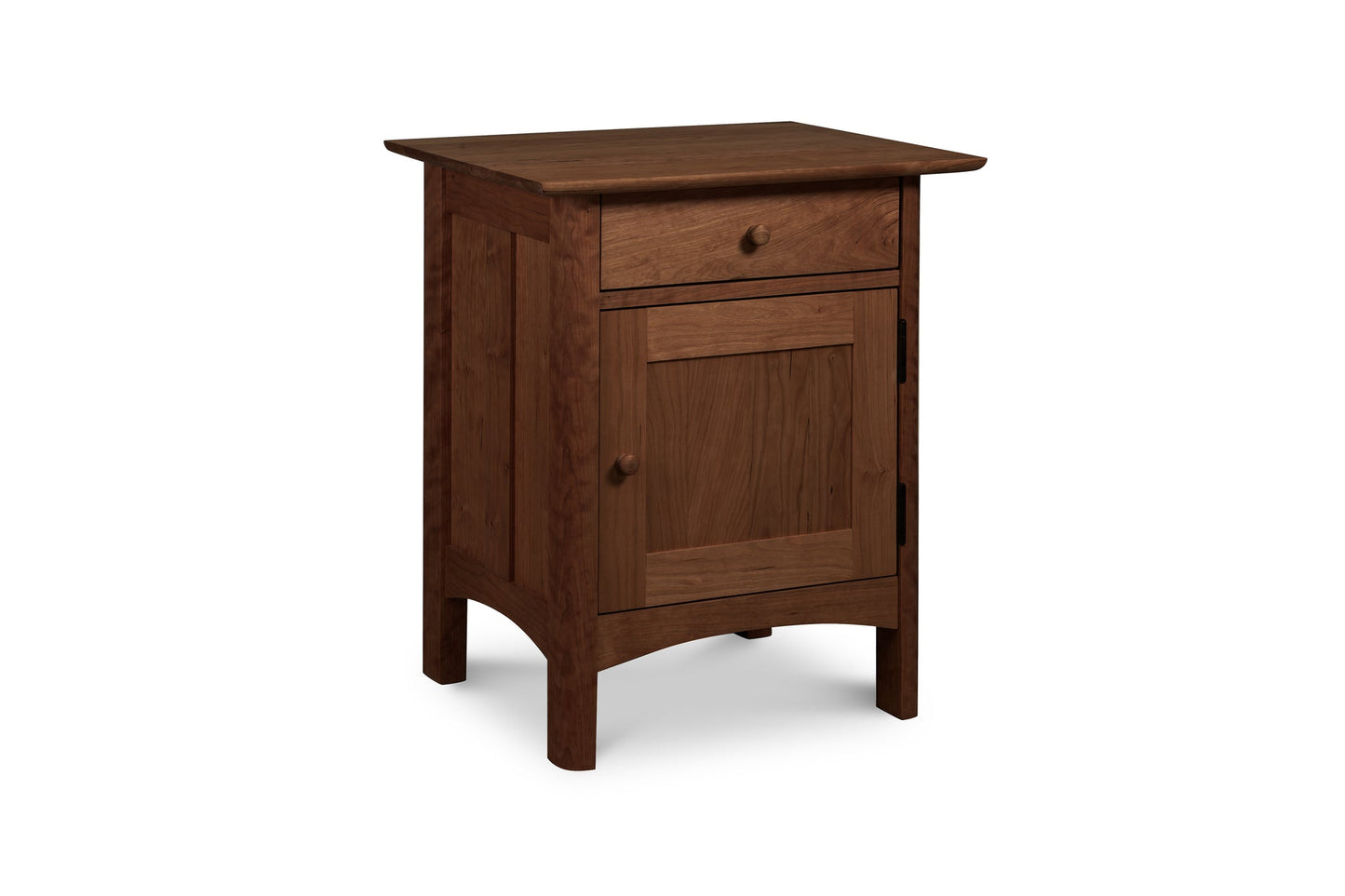 Heartwood Shaker 1-Drawer Nightstand with Door - Comfort Pure