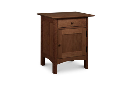 Heartwood Shaker 1-Drawer Nightstand with Door - Comfort Pure