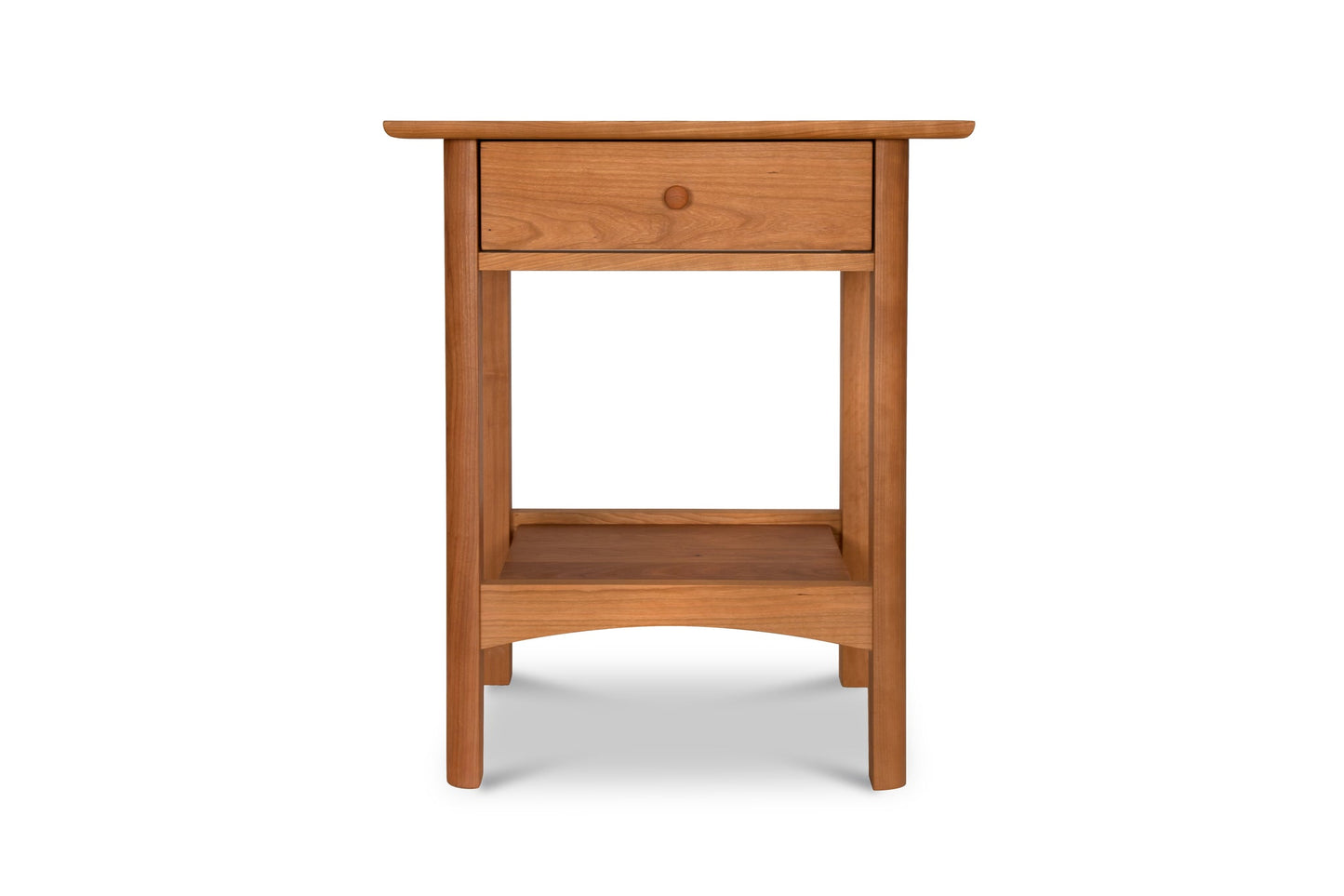 Heartwood Shaker 1-Drawer Open Shelf Nightstand