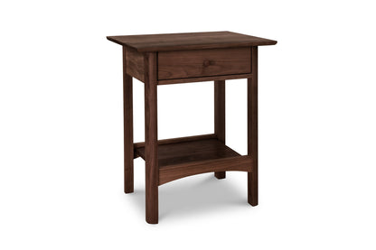Heartwood Shaker 1-Drawer Open Shelf Nightstand
