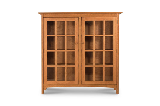 Heartwood Shaker 2-Glass Door Bookcase