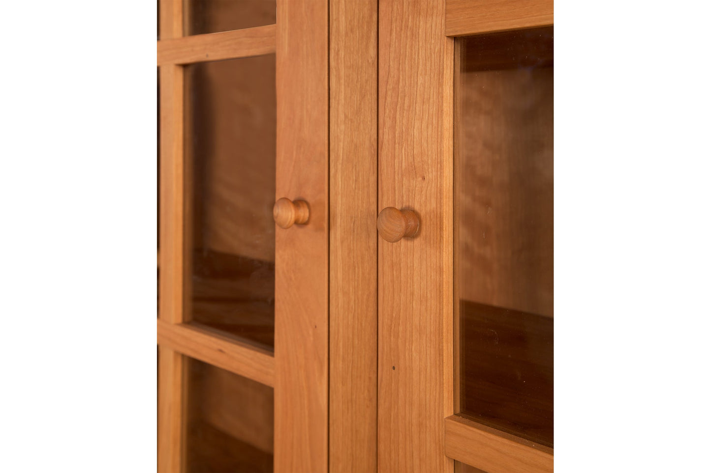 Heartwood Shaker 2-Glass Door Bookcase