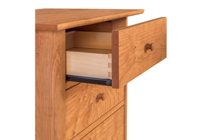 Heartwood Shaker 3-Drawer Nightstand - Comfort Pure