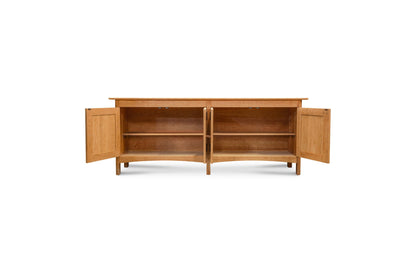 Heartwood Shaker 4-Door Console Bookcase