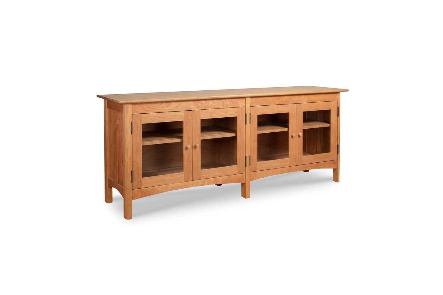 Heartwood Shaker 4-Door Console Bookcase