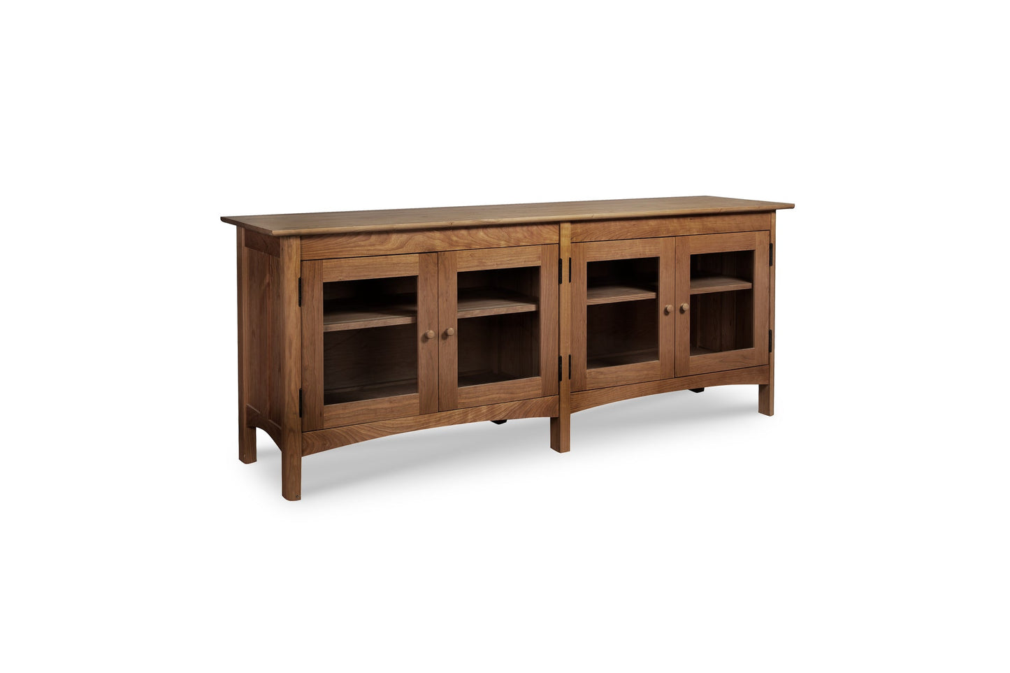 Heartwood Shaker 4-Door Console Bookcase