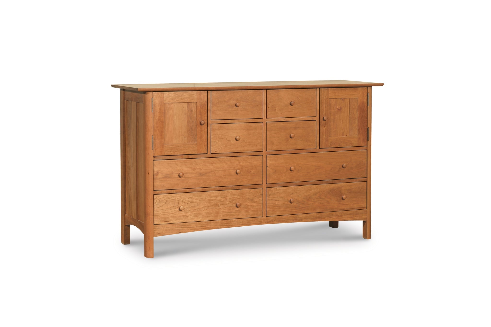 CHOCOLA II DRESSER 68 (PN-WH) ドレッサー D581 Heartwood Shaker 8-Drawer 2-Door Dresser – Comfort Pure