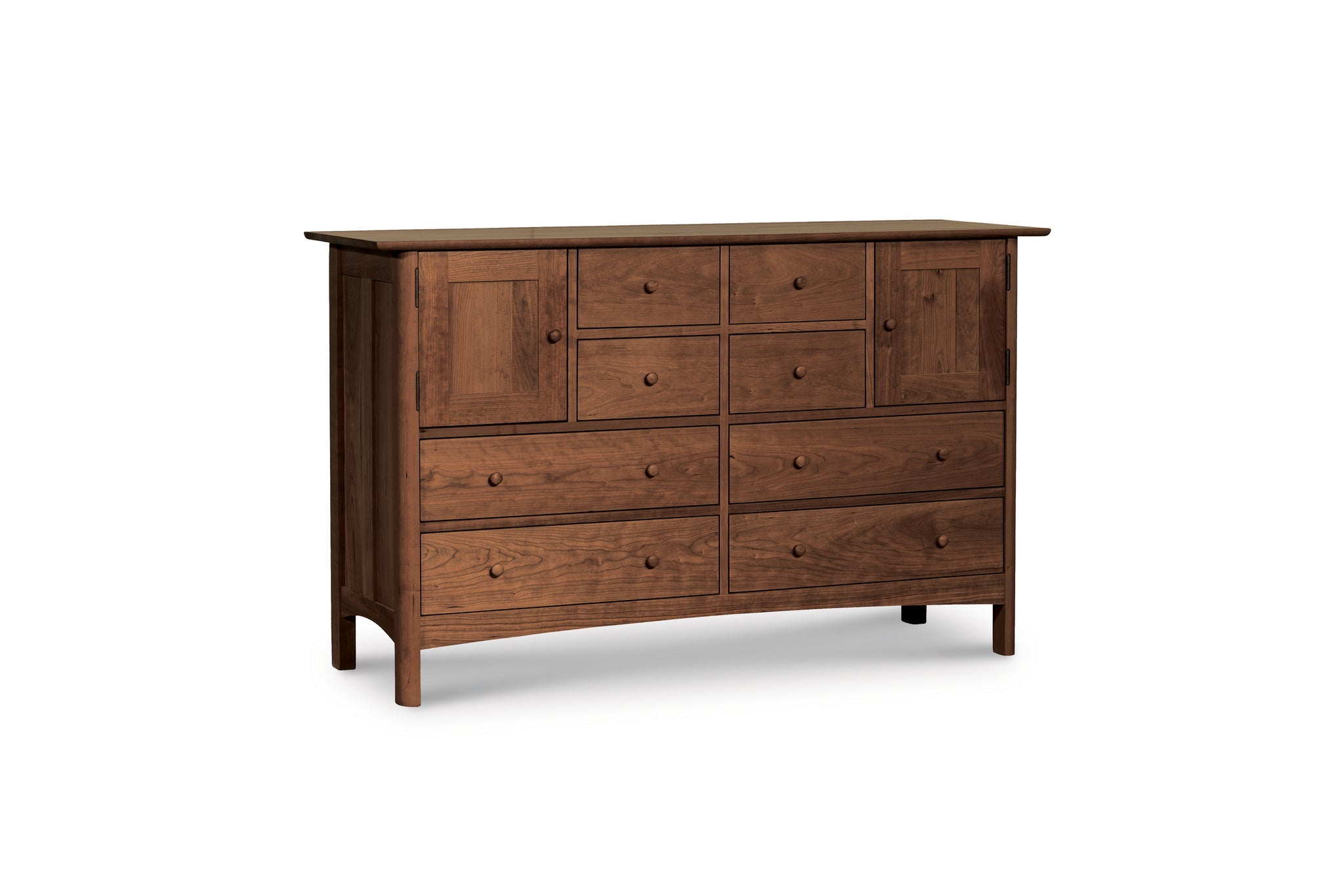 CHOCOLA II DRESSER 68 (PN-WH) ドレッサー D581 Heartwood Shaker 8-Drawer 2-Door Dresser – Comfort Pure